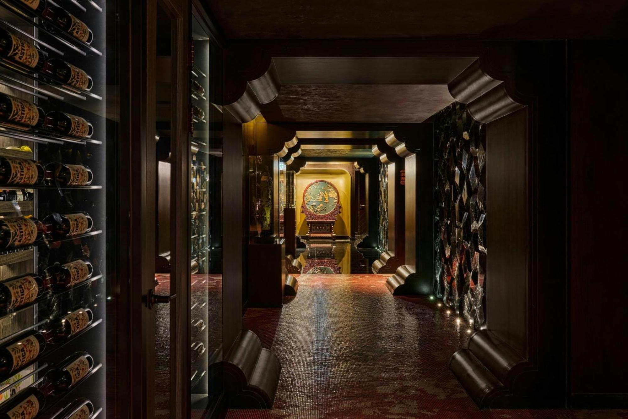 Le Meridien ไถจง ภายนอก รูปภาพ Wine cellar